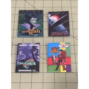 Vintage Pins/magnets Lot ( Space Jam,  Austin Powers )